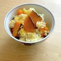 キンプリ's cooksnap of when they made もち麦入りかぼちゃご飯☆鍋・炊飯器でも.
