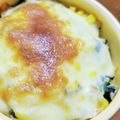 ちゃろ113's cooksnap of when they made 子供ご飯♪しらすとほうれん草のマヨドリア.