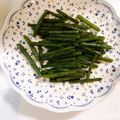 ハニイとムサシ's cooksnap of when they made にんにくの芽炒め.