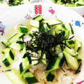 クッキン坊主's cooksnap of when they made ハマる！きゅうりの冷たいお茶漬け.