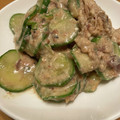 クック2DCB1D☆'s cooksnap of when they made 備蓄食材で簡単サバ缶ときゅうりのマヨ和え.