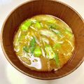 azbjbn's cooksnap of when they made オクラとみょうがの味噌汁.