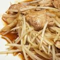 菜つ実☆ミ's cooksnap of when they made 豚肉入りもやし炒め.
