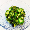 あっこ姉's cooksnap of when they made 簡単おつまみ☆夏野菜で！ごちそうめかぶ.