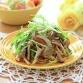 runa10's cooksnap of when they made シャキシャキ水菜とキノコの和風パスタ.