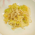 なないろの雪's cooksnap of when they made えのきだけとキャベツのレンジ蒸し.