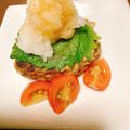鳳凰美田's cooksnap of when they made あらアラ！？まぐろのアラでハンバーグ.