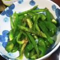 sunujiro's cooksnap of when they made 生ピーマンを中華風にして食す☆.