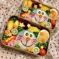 なつき☆ミ's cooksnap of when they made キャラ弁☆ドラえもん弁当.