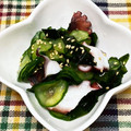 にきけん's cooksnap of when they made たこときゅうりの酢の物♡.