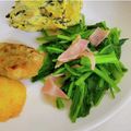 へい♡ゆー♡'s cooksnap of when they made ほうれん草のベーコンソテー☆.