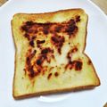 ＊なぁ＊'s cooksnap of when they made ミルキー♡トースト.