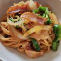 あいたんmama♡'s cooksnap of when they made 鉄板ナポリタン焼きそば.