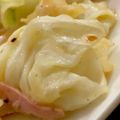 MULA's cooksnap of when they made ソーセージと春キャベツのレモンマヨソース.