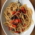 きゃろぽて's cooksnap of when they made イタリア仕込みオリーブとトマトのパスタ.