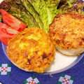 クレイプメートル's cooksnap of when they made 揚げない♪玉ねぎまるごとメンチカツ風.