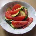 きらり流れ星's cooksnap of when they made トマトとズッキーニの中華サラダ♪.