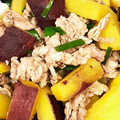 やえまりも's cooksnap of when they made さつまいもと豚こまの甘煮.