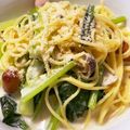 ピピ☆'s cooksnap of when they made 簡単ランチ❇️小松菜クリームパスタ.