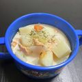 くまぴー。's cooksnap of when they made ＊鮭のほっこり味噌ミルクスープ＊.