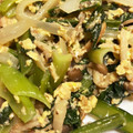 ゆりゆり♪ママ's cooksnap of when they made 小松菜の卵炒め♡.