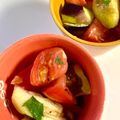 kohauni's cooksnap of when they made 泉州水ナスとトマトのイタリアンサラダ.