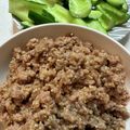 toshio39's cooksnap of when they made 簡単！きゅうりの肉味噌☆.