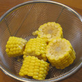 youtapapa's cooksnap of when they made おいしいとうもろこしのゆで方.