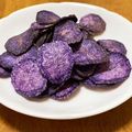 Yuuumiko's cooksnap of when they made 紫じゃがいものチップス.