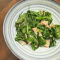 栗丸うさぎ's cooksnap of when they made ほうれん草とハムのマヨ炒め.