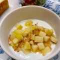 ☆あいちゃん's cooksnap of when they made 角切り林檎で★メープルヨーグルト★.