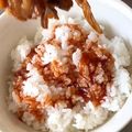 ♡マッキークッキング's cooksnap of when they made 豚バラの・ケチャぽん丼.