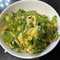 ＭＩ−ＳＡＮ's cooksnap of when they made ピーマンと玉子のバター醤油炒め.