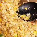クックAHBJLC☆'s cooksnap of when they made ごま油とネギの簡単チャーハン.