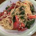 クックHDP0M2☆'s cooksnap of when they made さっぱり！トマトと大葉の冷たいパスタ.