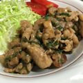 chocoraママ's cooksnap of when they made 豚こまのシソたれ炒め♪.