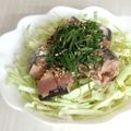 ぱふ♪'s cooksnap of when they made さば缶(水煮缶)ときゃべつのポン酢がけ.