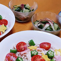 ruris7's cooksnap of when they made きゅうりと茗荷の酢の物♪.