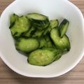 puniＫ's cooksnap of when they made きゅうりの浅漬け.