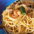 マシュマロ54's cooksnap of when they made シーフードパスタ・ぺぺコンソメ醤油.