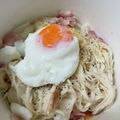 faling_'s cooksnap of when they made 牛乳で★カルボナーラ素麺.