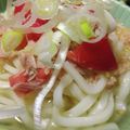 あきつま（杏花☆）'s cooksnap of when they made トマトとツナの冷やだしうどん.