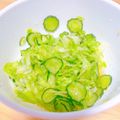 プー♡'s cooksnap of when they made 作り置き レタスと胡瓜のレモンサラダ.