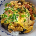 monmaru's cooksnap of when they made うなぎの卵とじ丼.