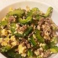 マツミナ's cooksnap of when they made ひき肉で作る苦くないゴーヤチャンプルー。.