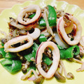 ☻☻☻☻☻☻☻☻☻☻'s cooksnap of when they made 簡単！新たまねぎとイカのにんにく醤油炒め.
