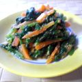 モコブーママ's cooksnap of when they made ほうれん草と人参のごま味噌和え.