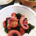 クックE662AA☆'s cooksnap of when they made たことトマトとわかめのさっぱりサラダ.