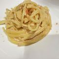 もぐもぐ○△□'s cooksnap of when they made 生クリーム不要！明太子クリームパスタ.