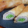 ｅｋ４'s cooksnap of when they made ドカンと1本！アスパラの春巻き.